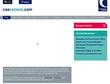 Tablet Screenshot of caacareers.com